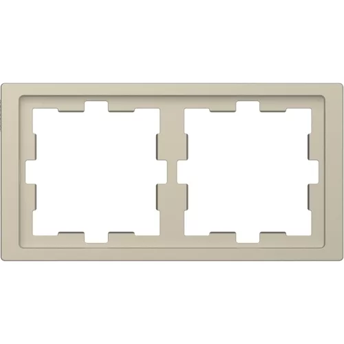 Schneider Electric Merten D-Life MTN4020-6533 kettes műanyag keret szahara függőleges és vízszintes elhelyezéssel - System-D