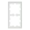 Schneider Electric Merten MTN4020-6537 D-Life kettes keret, mattfehér