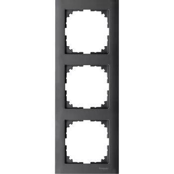   Schneider Electric Merten M-Pure MTN4030-3614 hármas keret antracit függőleges és vízszintes elhelyezéssel - System-M
