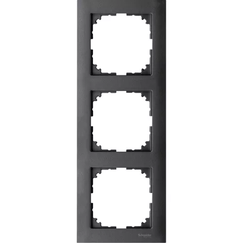 Schneider Electric Merten M-Pure MTN4030-3614 hármas keret antracit függőleges és vízszintes elhelyezéssel - System-M