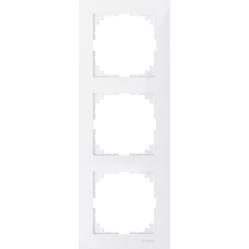 Schneider Electric Merten MTN4030-3619 M-Pure hármas keret, polárfehér
