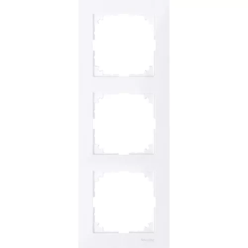 Schneider Electric Merten M-Pure MTN4030-3625 hármas keret aktívfehér függőleges és vízszintes elhelyezéssel - System-M