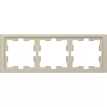   Schneider Electric Merten D-Life MTN4030-6533 hármas műanyag keret szahara függőleges és vízszintes elhelyezéssel - System-D