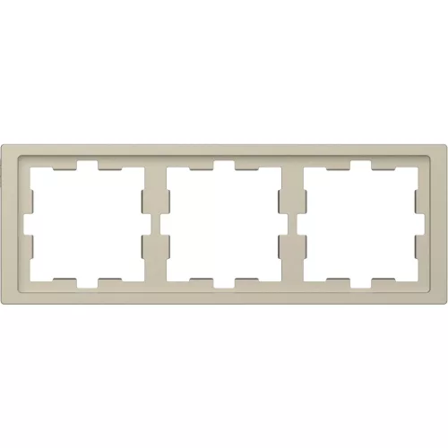 Schneider Electric Merten MTN4030-6533 D-Life hármas keret, szahara