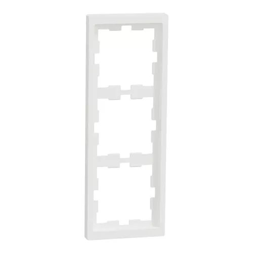 Schneider Electric Merten D-Life MTN4030-6537 hármas műanyag keret mattfehér függőleges és vízszintes elhelyezéssel - System-D