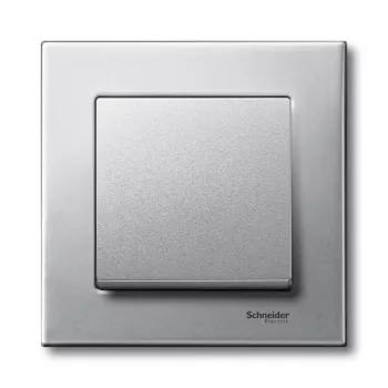   Schneider Merten MTN403160 1-es platina fémkeret (Schneider M-Elegance)