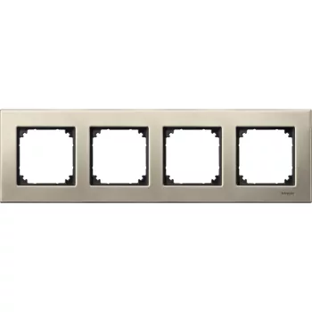 Schneider Electric Merten MTN403405 M-Plan négyes keret, titánium (fém)