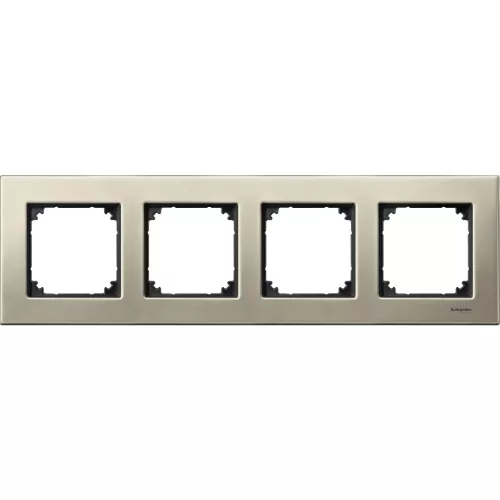 Schneider Electric Merten MTN403405 M-Plan négyes keret, titánium (fém)