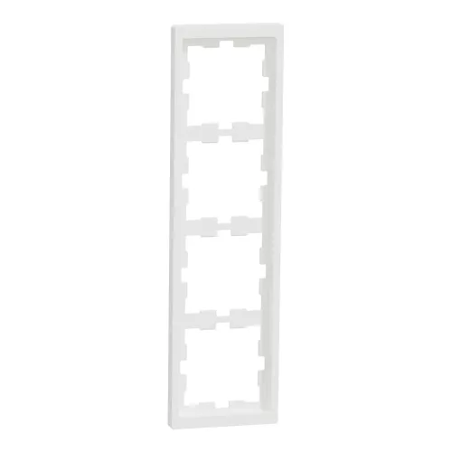 Schneider Electric Merten MTN4040-6537 D-Life négyes keret, mattfehér