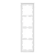 Schneider Electric Merten MTN4040-6537 D-Life négyes keret, mattfehér
