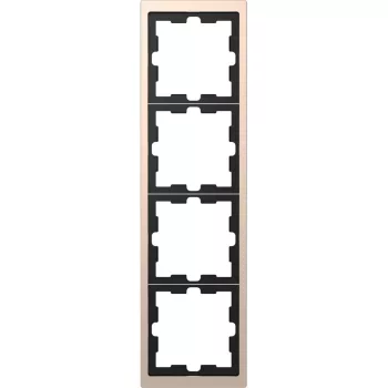   Schneider Merten MTN4040-6551 4-es pezsgő keret függőleges és vízszintes elhelyezéssel (Schneider D-Life)