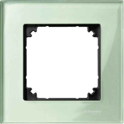 Schneider Merten MTN404104 1-es smaragdzöld üvegkeret (Schneider M-Elegance)