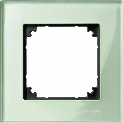Schneider Electric Merten MTN404104 M-Plan egyes keret, smaragdzöld (üveg)