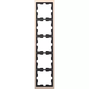   Schneider Merten MTN4050-6551 5-ös pezsgő keret függőleges és vízszintes elhelyezéssel (Schneider D-Life)