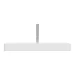 Schneider Electric Merten MTN4123-6037 fedlap 3 kimenetes antenna csatlakozóhoz  mattfehér - System-D (D-Life / D-Antik)