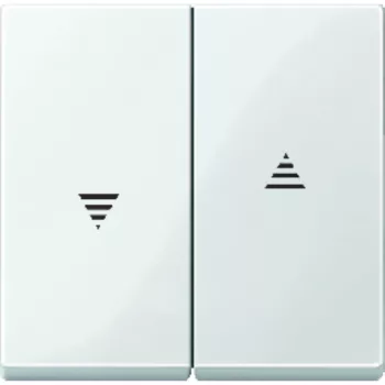 Schneider Electric Merten MTN432419 Dupla billentyű, redőnyvezérléshez, System-M, polárfehér