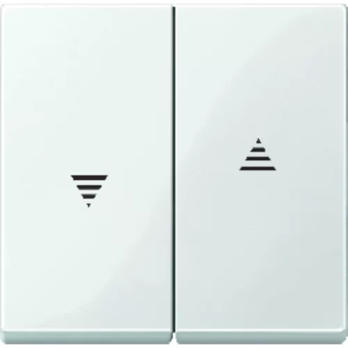 Schneider Electric Merten MTN432419 billentyű  redőnykapcsolókhoz és redőnynyomókhoz  polárfehér - System-M (M-Plan / M-Pure / M-Smart)