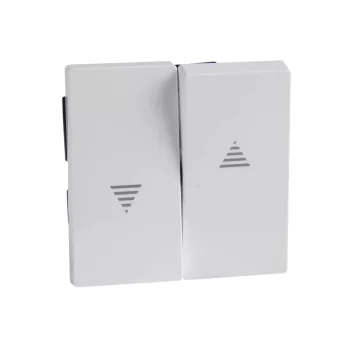 Schneider Electric Merten MTN432425 Dupla billentyű, redőnyvezérléshez, System-M, aktívfehér