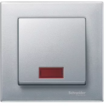   Schneider MTN433860 MERTEN Billentyű, szimbólumokhoz, System-M, alumínium