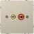 Schneider Electric Merten MTN4350-6033 RCA (audio) csatlakozóaljzat  szahara - System-D (D-Life / D-Antik)