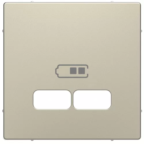 Schneider Electric Merten MTN4367-6033 burkolat USB töltő betétekhez szahara - System-D (D-Life / D-Antik)