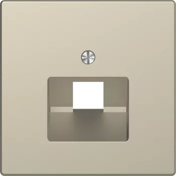   Schneider Electric Merten MTN4521-6033 fedlap, döntött kivitelű 1xRJ45 aljzathoz, feliratozható  szahara - System-D (D-Life / D-Antik)