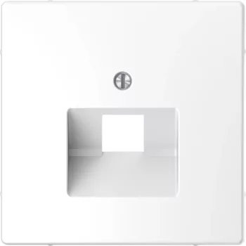   Schneider MTN4521-6035 MERTEN Fedlap, 1xRJ45 aljzathoz, D-Life, lótuszfehér