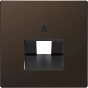   Schneider MTN4521-6052 MERTEN Fedlap, 1xRJ45 aljzathoz, D-Life, mokka
