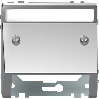   Schneider MTN4540-6036 acél burkolat kommunikációs betétekhez (Merten D-Life)