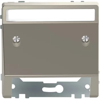   Schneider MTN4540-6050 nikkel burkolat kommunikációs betétekhez (Merten D-Life)