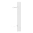 Schneider Electric Merten MTN4564-6037 Fedlap, 2xRJ45 moduláris betétekhez, feliratozható, System-D, mattfehér