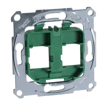   Schneider Merten MTN4566-0004 zöld rögzítőkeret, 2xRJ45 moduláris aljzatokhoz