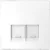 Schneider MTN4572-6035 lótuszfehér burkolat 2xRJ45 aljzat betétekhez (Merten D-Life)