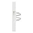 Schneider Electric Merten MTN4572-6037 Fedlap, 2xRJ45 aljzathoz, System-D, mattfehér