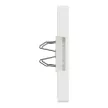 Schneider Electric Merten MTN4572-6037 Fedlap, 2xRJ45 aljzathoz, System-D, mattfehér