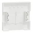 Schneider Electric Merten MTN4572-6037 Fedlap, 2xRJ45 aljzathoz, System-D, mattfehér
