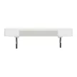 Schneider Electric Merten MTN4572-6037 Fedlap, 2xRJ45 aljzathoz, System-D, mattfehér