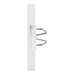 Schneider Electric Merten MTN4574-6037 Fedlap, 2xRJ45 aljzathoz, feliratozható, System-D, mattfehér