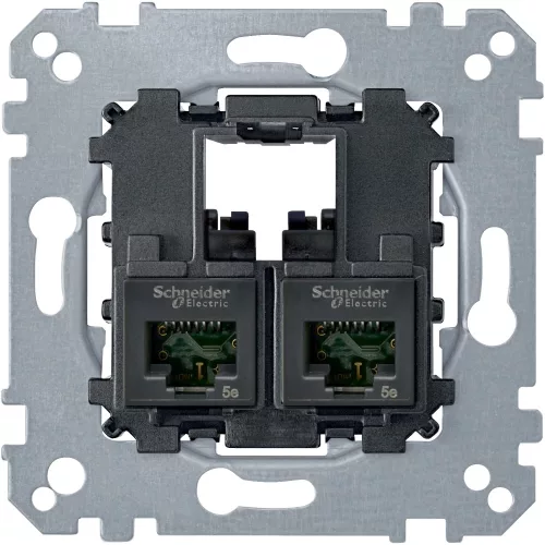 Schneider Electric Merten MTN4575-0002 2xRJ45 Cat5e UTP aljzat