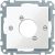 Schneider Merten MTN468019 fedlap, „High-End” hangszóró-csatlakozókhoz polárfehér burkolattal kerét nélkül XLR csatlakozó esetén (Merten M-Smart, M-Plan, M-Elegance)