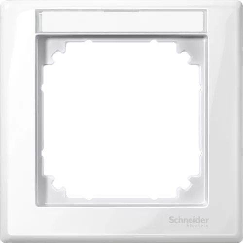 Schneider Electric Merten MTN470119 M-Smart feliratozható egyes keret, polárfehér