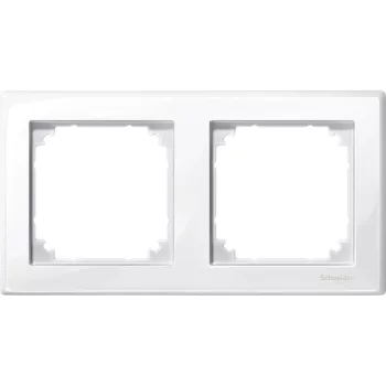 Schneider Electric Merten MTN478219 M-Smart kettes keret, polárfehér