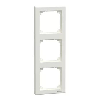   Schneider Electric Merten M-Smart MTN478319 hármas keret polárfehér függőleges és vízszintes elhelyezéssel - System-M
