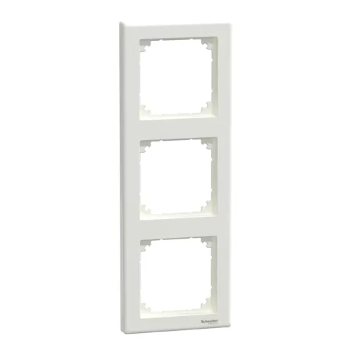 Schneider Electric Merten M-Smart MTN478319 hármas keret polárfehér függőleges és vízszintes elhelyezéssel - System-M