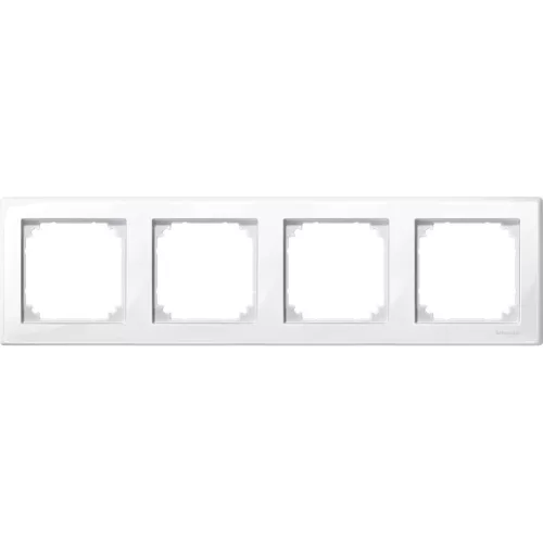 Schneider Electric Merten MTN478419 M-Smart négyes keret, polárfehér