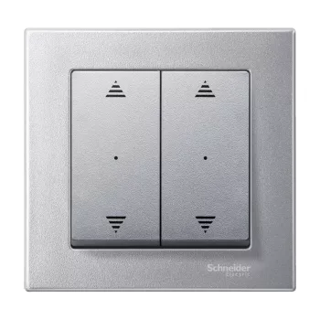   Schneider Merten MTN486160 1-es alumínium keret (Schneider M-Plan)