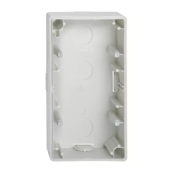   Schneider Electric Merten M-Smart MTN512219 kettes műanyag kiemelődoboz polárfehér - System-M