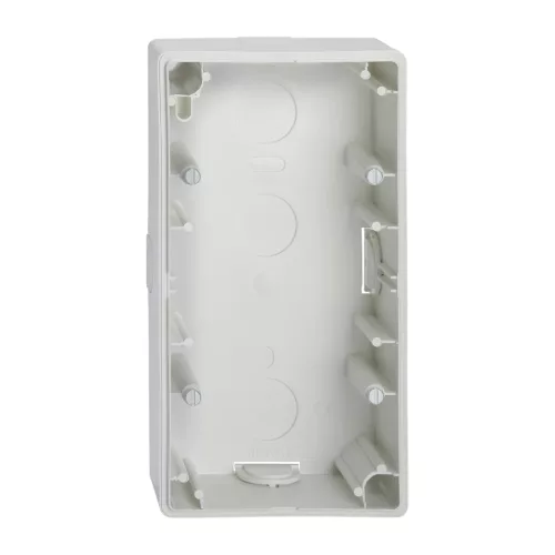 Schneider Electric Merten MTN512219 Kettes kiemelődoboz, M-Smart, polárfehér