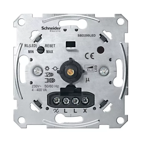 Schneider Electric Merten MTN5134-0000 forgatógombos fényerőszabályzó Univerzális 4-200 VA