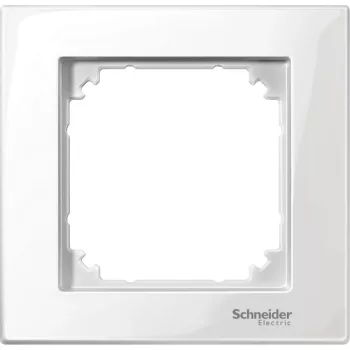   Schneider Merten MTN515119 1-es polárfehér keret (Schneider M-Plan)